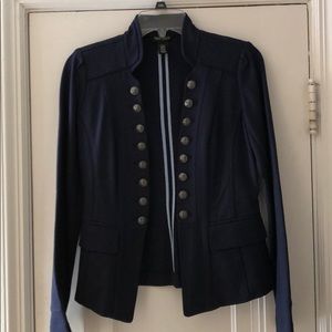 Navy unique blazer jacket